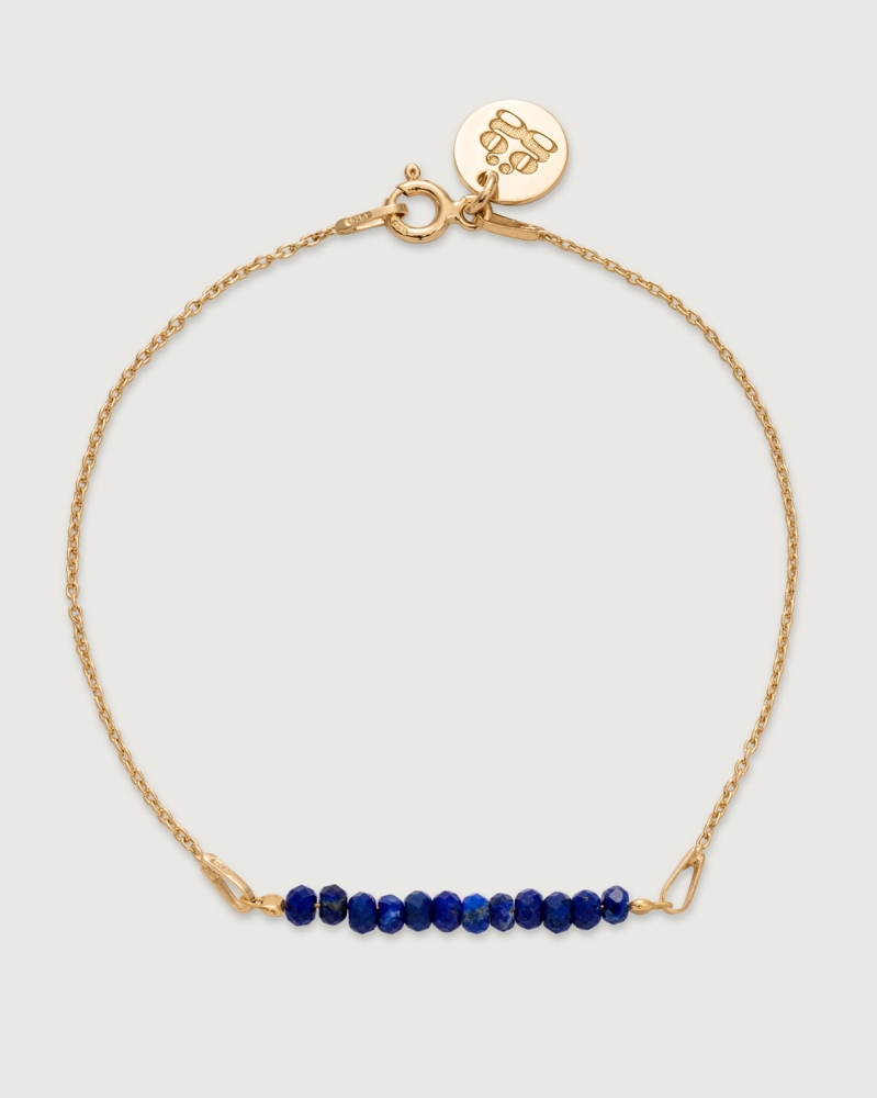 BRACELET WITH LAPIS LAZULI