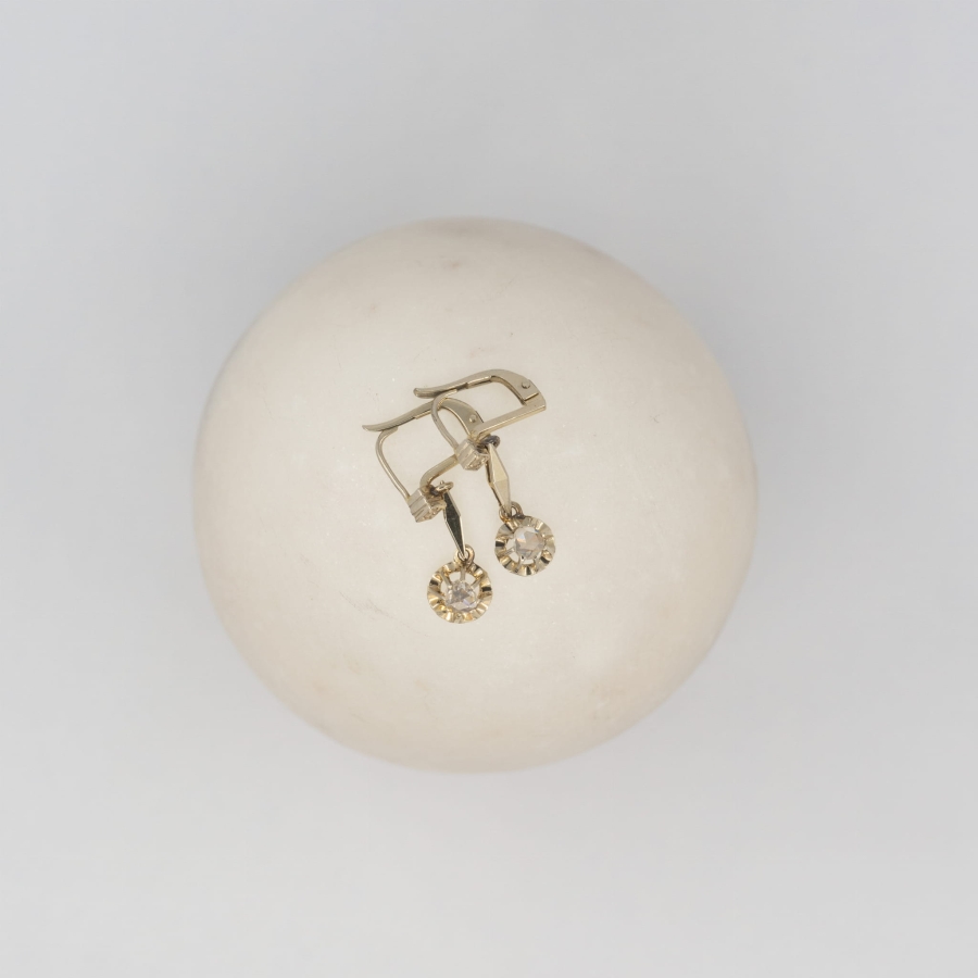 vintage-kolczyki-z-diamentami-zloto-750