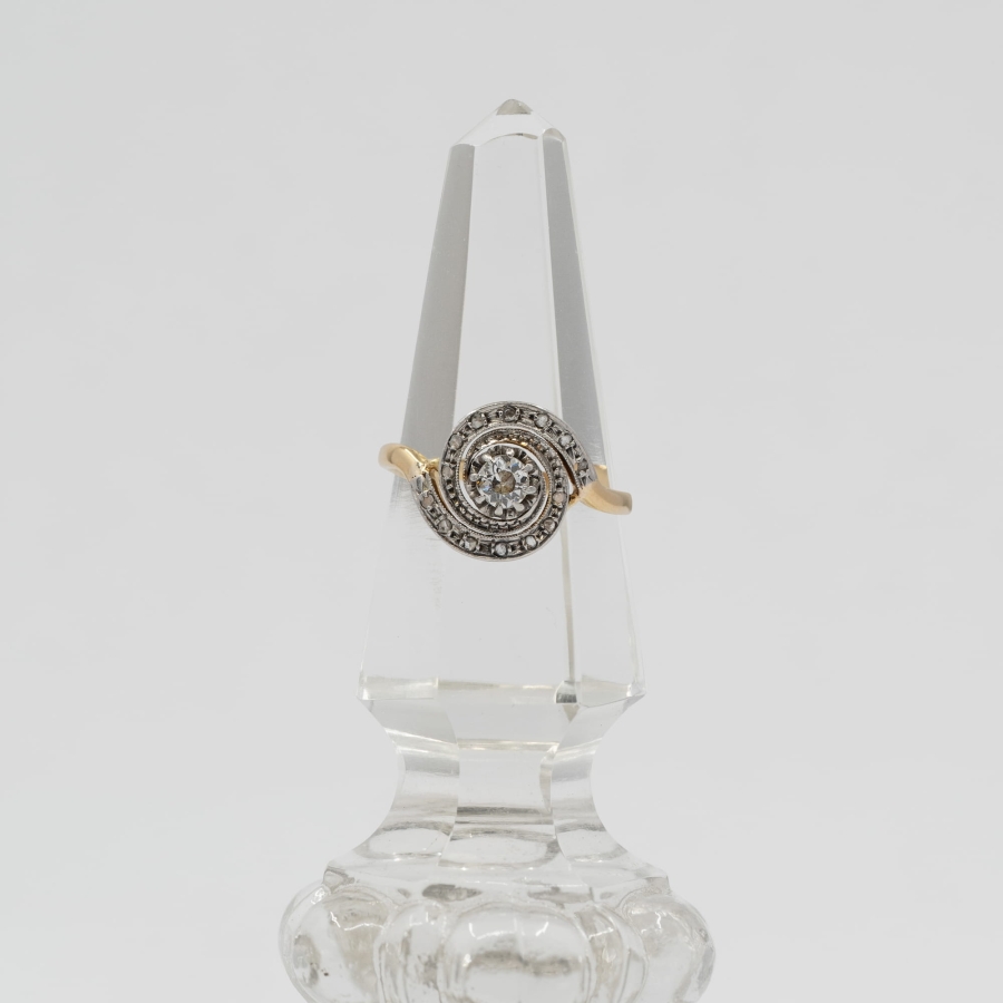 pierscionek-z-diamentami-vintage-zloto-750-platyna-950
